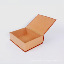 Livre boîte de papier Kraft magnétique boîte-cadeau